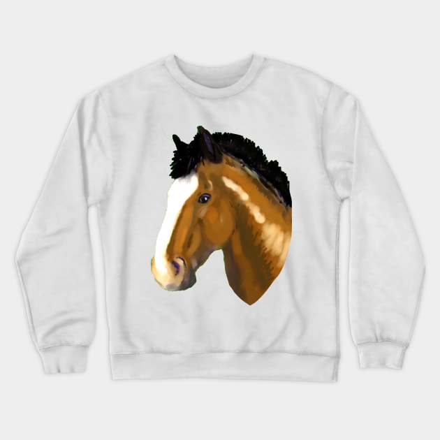 Clydesdale horse Crewneck Sweatshirt by Shyflyer